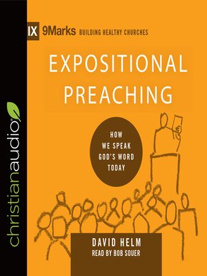 cover image of Expositional Preaching
